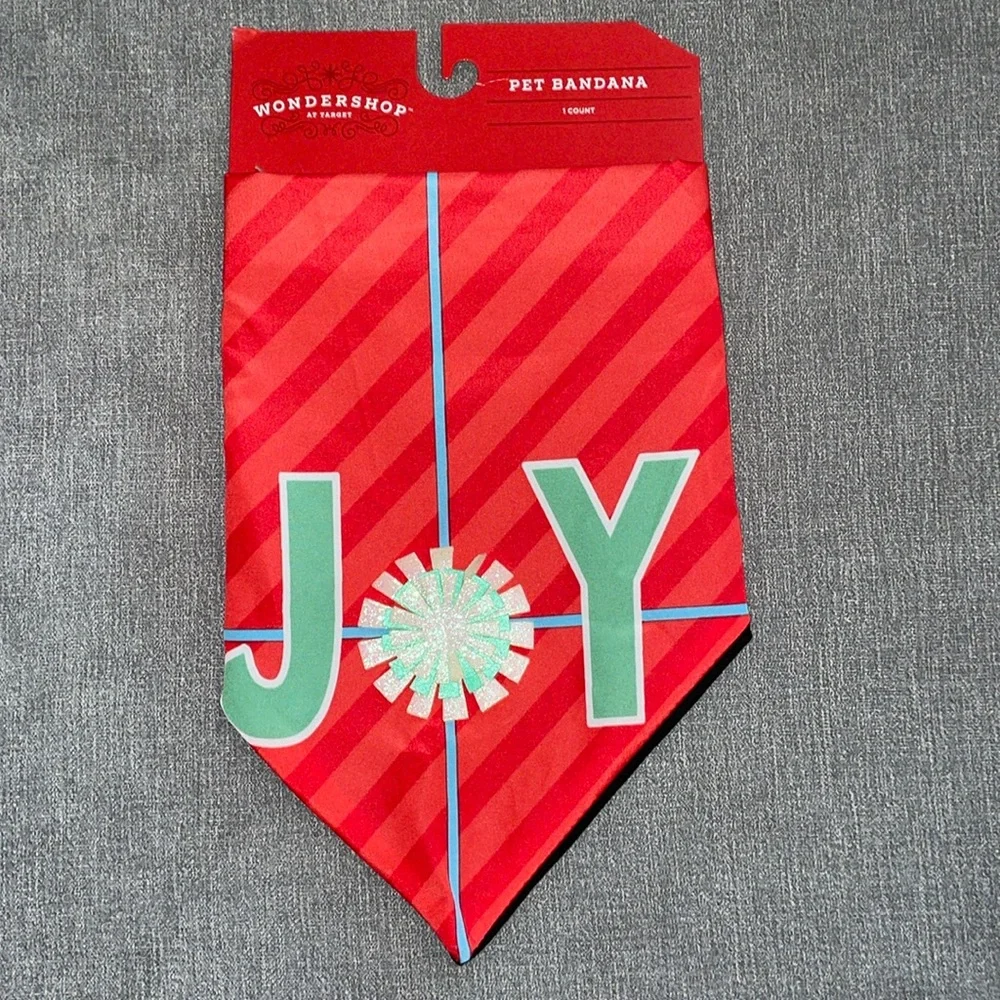 Wondershop Reversible Christmas and Happy New Year Pet Holiday Bandana